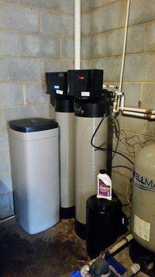 Whole house water filtration hardness, iron, sulphur, ph, chlorine, bacteria. We got it covered.