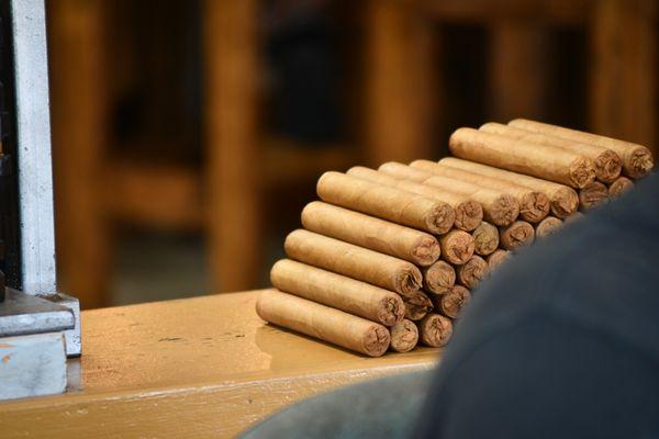 Hand rolled cigars