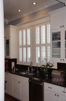 Houston, TX
 
 Double Hung Tri-fold Custom Shutters