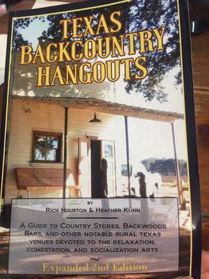 Featured in the 2nd edition of Texas Backcountry Hangouts.