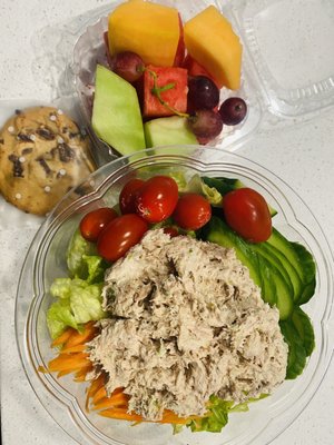 Tuna salad on crisp lettuce...so good!