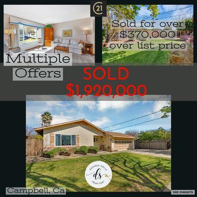 Sold in Campbell Ca !