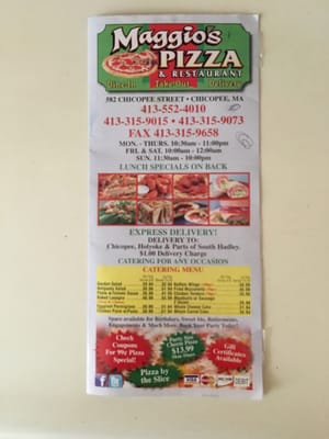 Menu Front