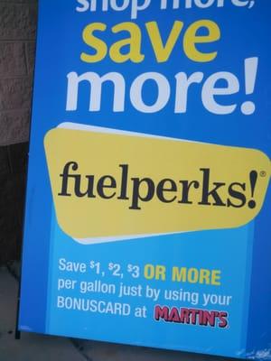 Fuelperks rock at Martins!