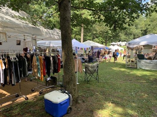 Barefoot and Free yoga festival 2022, I've worked/participated all 6 years, as has my oldest daughter. This was my youngest 4th year.