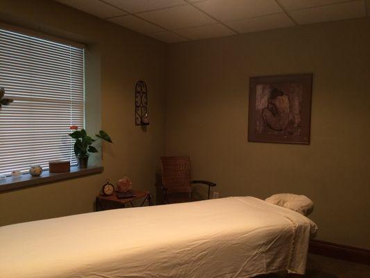 One of three treatment rooms