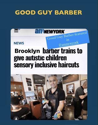 Master barber trains to work with kids with sensory disabilities