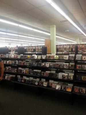 Nice selection of CDs.  They have records, games, and DVD's too.