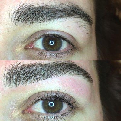 Brow shape + lash lift