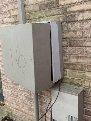 Unkempt cable box