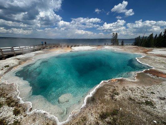 Black Pool in Yellowstone