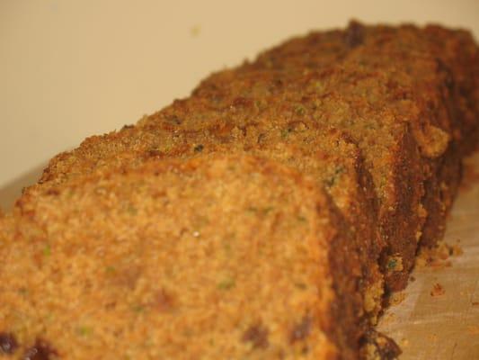 Vegan Zucchini Walnut bread