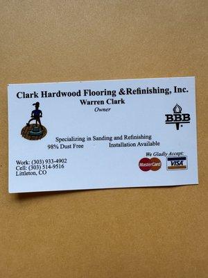 Clark Hardwood Flooring and Refinishing Inc.