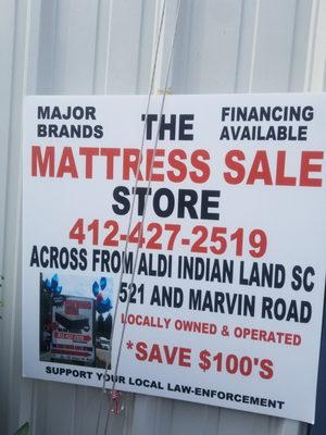 The way to The Mattress Sale Store