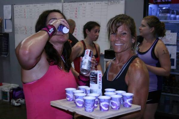 FitAid sampling at our first competition hosted at Crossfit ToyBox