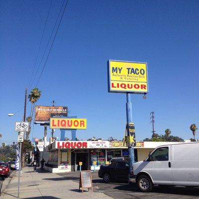 Excellent selection of beer, wine, liquor, and PALETAS! Word.