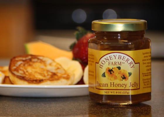 Pecan, our best selling honey jelly.