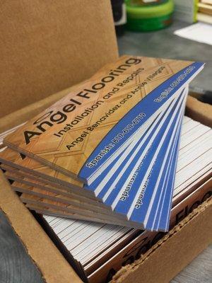 We can print your business cards for you. Give us a call or email us for a quote.