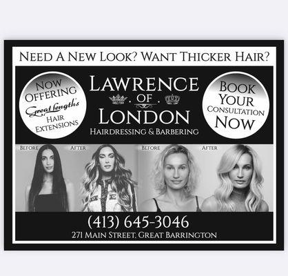 Now offering Great Lengths hair extensions!