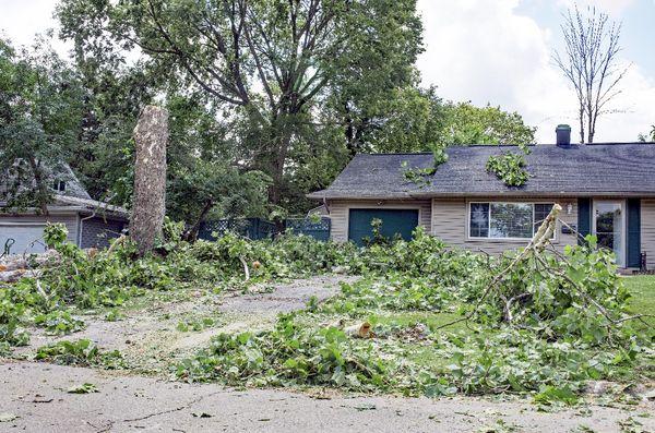 Property clean up after a storm