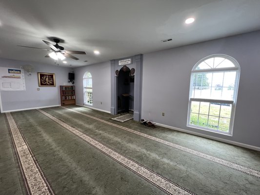 Qibla wall and Mihrab