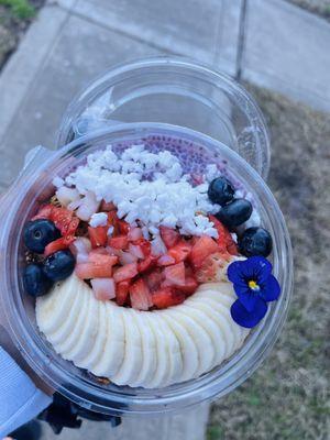 "Morning After Signature" smoothie bowl