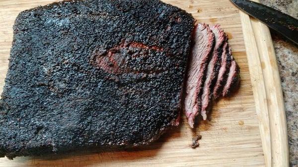 Coffee rub brisket