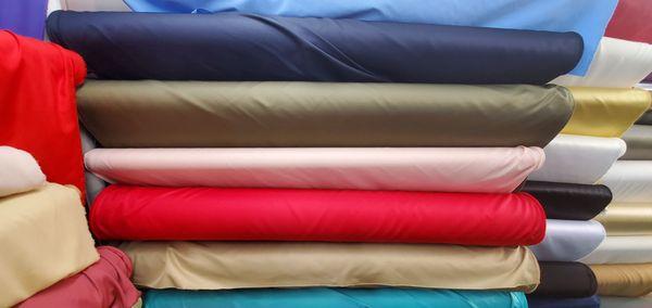 Our wide variety of fabrics include water proof textile perfect for swim wear and the outdoors!