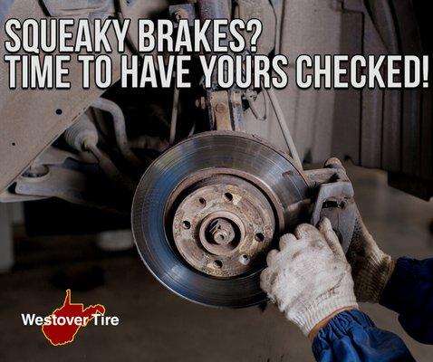 Are your brakes acting up? Come by the shop for a brake check today!