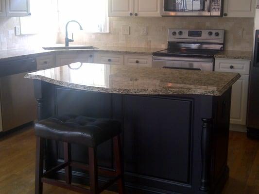 Kitchen Island after