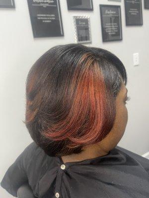 Highlights and Silk press