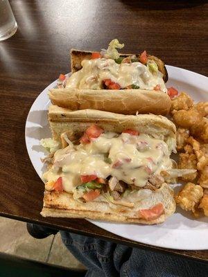 Southwestern grilled chicken sub