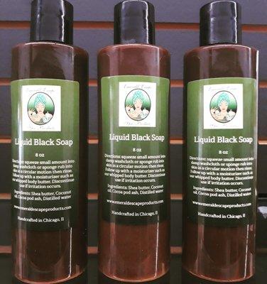 Liquid black soap