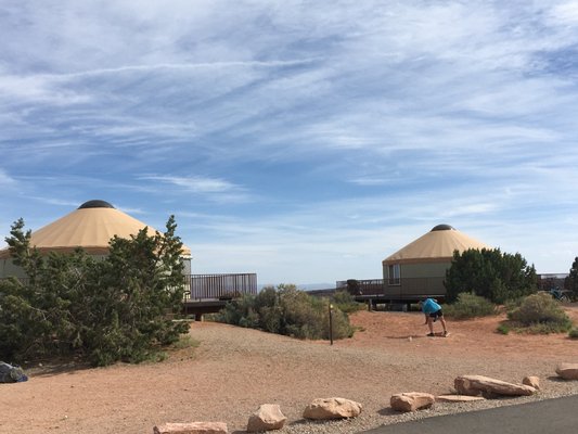 Yurt exterior