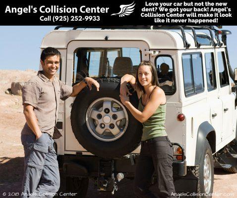 Car accident? Call Angel's for the BEST repairs! #pittsburg #auto #body #shop #bodyshop #collision #car #painting #dent