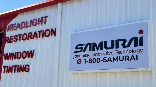 Samurai headlight restoration and Window Tinting