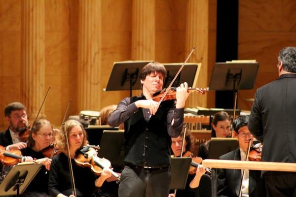 Joshua Bell with our Toledo Symphony.