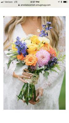 My beautiful wedding bouquet  August 2019