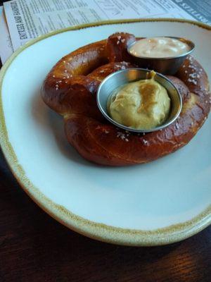 $5 happy hour pretzel