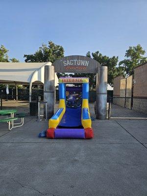 Inflatable Skeeball Game