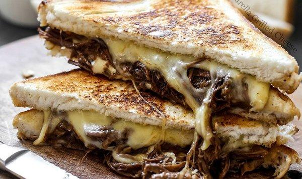 Brisket Grilled Cheese