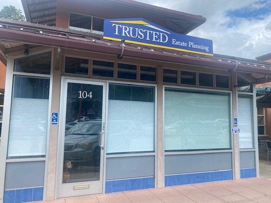 Trusted's main office at 104 De Anza Blvd in San Mateo