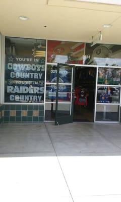 Front of store