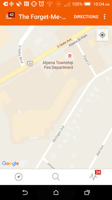 The store is located in the shopping center just below the words Fire Department. As of 10/28/16 the Yelp map is incorrect.