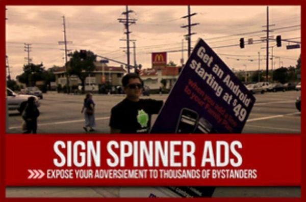 Sign spinners