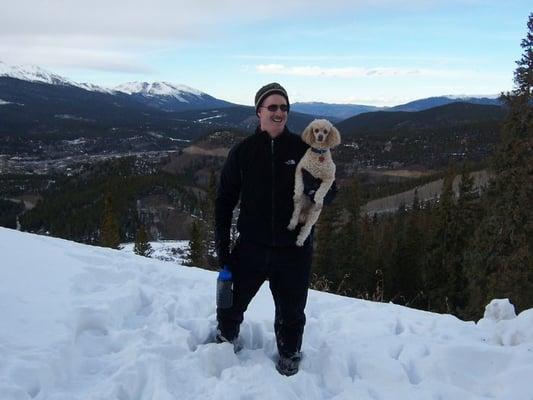 Me hiking with the "Polar Poodle!"