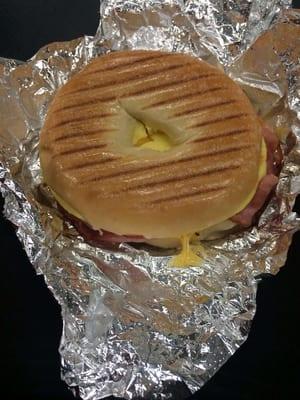 my go to: ham, egg and cheese on a bagel