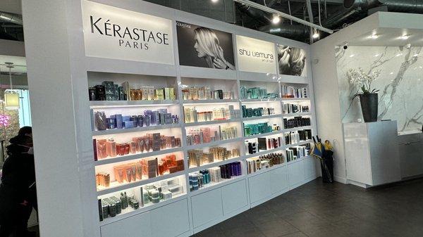 Kerastase and Shu Uemura