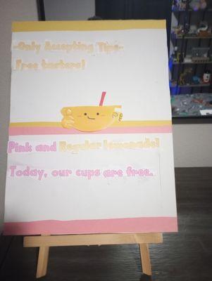 Loaded Lemons Pink and Regular Lemonade Sign