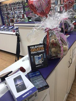 Ask us about our Valentine package when you purchase a phone! perfect gift for your love one!